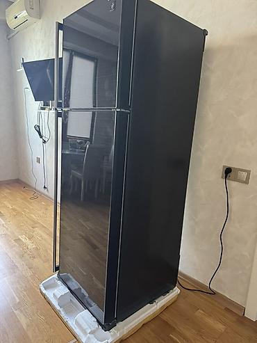 manqal balaca: İşlənmiş 2 qapılı Sharp Soyuducu Satılır, rəng - Qara — 2