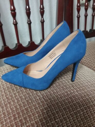 женские туфли на шпильке: Туфли 39, цвет - Синий