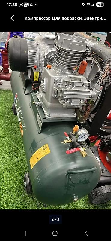 Компрессоры: Компрессор поршневой Excalibur 200L для покраски и пневмоинструмента — 2