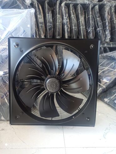 Ventilyatorlar: Sənaye tipli divar ventilyatoru - Korpus: kvadrat metal panel, ön — 10