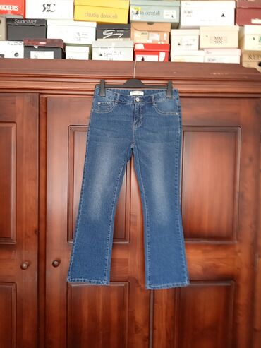 Ostale pantalone: POVOLJNO, SUPER MODERNE kapri farmerke C&A od elastičnog džinsa — 1