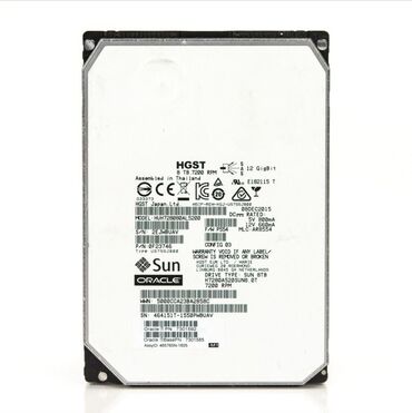 жесткие диски 3 5: Накопитель, Б/у, HGST, HDD, Более 5 ТБ, 3.5", Для сервера