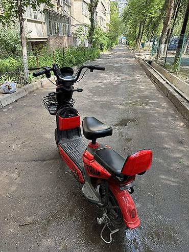 devo tiko: Электровелосипед/скутер iBike TRUN (красный) - Компактный городской — 3