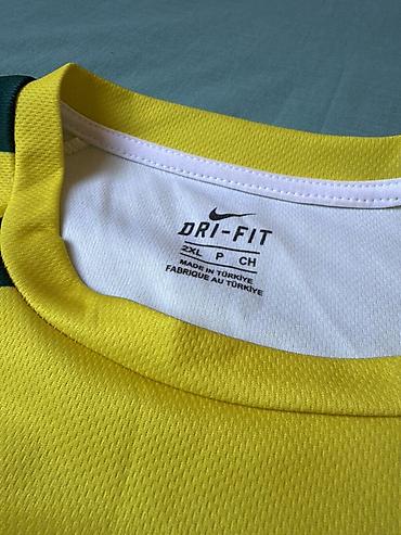 Futbolkalar: Futbolka, Nike, 2XL, rəng - Sarı — 2