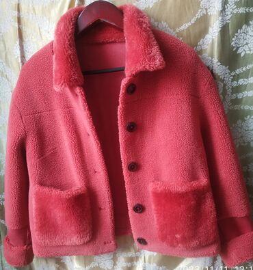 deri godekce: Женская куртка L (EU 40), XL (EU 42), цвет - Красный