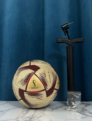мяч кожаный: • Adidas Gold Dream World Cup 2022 • Насос в подарок 🎁 • +3 иголки в