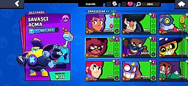 braw stars: Brawl Stars oyunu üçün oyun hesabı - Kupa sayı: 2738 (ən yüksək — 3