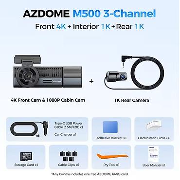 azdome m330: Videoqeydiyyatçı Azdome M500 3 Kameralı Videoqeydiyyatçı – Tam — 7