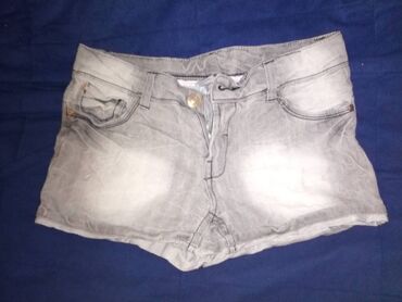 new yorker majce: Shorts, S (EU 48), color - Light blue, Jeans