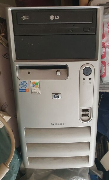 Masaüstü kompüterlər və iş stansiyaları: HP Compaq masaüstü sistem bloku Xüsusiyyətlər: - Korpus: HP Compaq