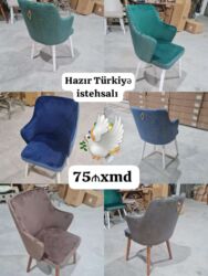 Ev üçün mebel: Qonaq otağı üçün, Yeni, Qatlanmayan, Stul