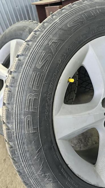 т 28 х4: Дөңгөлөктөр монтажда 255 / 60 / R 18, Кыш, Колдонулган, Комплект, Жеңил унаалар, Куйма, тешиктери - 5 — 2