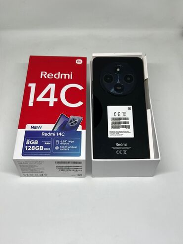 камера видеонаблюдения через телефон: Redmi, Redmi 14C, Новый, 128 ГБ, цвет - Черный, 2 SIM