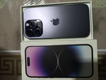 dubay iphone qiymetleri: IPhone 14 Pro, 128 GB, Deep Purple, Face ID