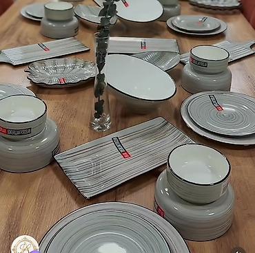 декоративные зеркала в бишкеке: Набор столовой посуды ERLUX Bone Brilliant Porcelain - Материал — 2