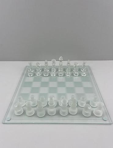№: 14026 Məhsulun adı: Şahmat A-78, şüşə, şəffaf, 30x30 sm Brend: No