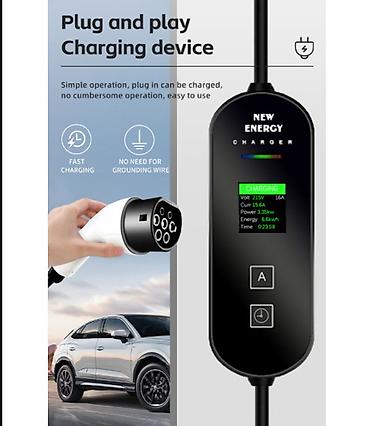 саж: Переносное зарядное устройство для электромобилей NEW ENERGY (EVSE) - — 2