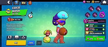 Sikkələr: Brawl Stars hesabı – RAMKO profili - Kupa: mövsüm rekordu 8068, ümumi — 9