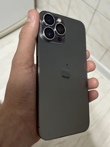 самсунг s22 ультра цена в бишкеке: IPhone 13 Pro Max, Колдонулган, 256 ГБ, Space Gray, Заряддоочу түзүлүш, Кабель, Каптама, 87 %