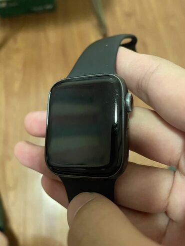 кожаные чехлы: Apple Watch Series 5, 44 мм 75% 32gb - Корпус: алюминий, цвет «Space