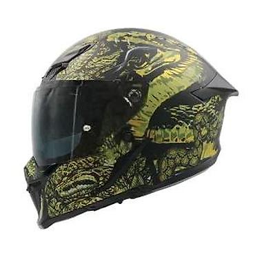 cena kacige: Potpuno zatvorena motociklistička kaciga sa atraktivnim zmijskim — 5