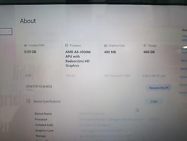 Acer: İşlənmiş Acer 15.6 ", AMD A8, 512 GB, Ünvandan götürmə, Ödənişli çatdırılma, Rayonlara çatdırılma — 5