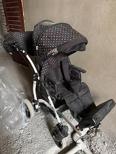 инвалидные кресла: Коляска для детей ДЦП Junior Plus Одно колесо плохо крутится, 3500 — 2