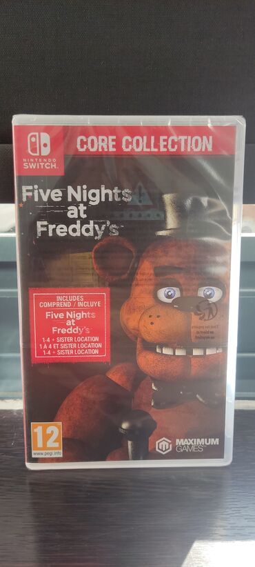 freddy: Nintendo switch üçün five nights at freddys oyun diski, tam yeni