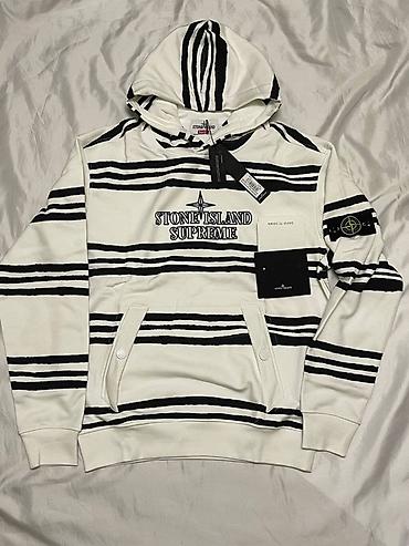 Толстовки: Худи Stone Island x Supreme, Размер: L Новый! доставка через яндекс — 1