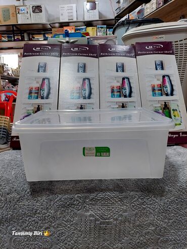 Yemək konteynerləri: Şəffaf plastik saxlama qutuları – qapaqlı və kilidli Məhsul təsviri — 18