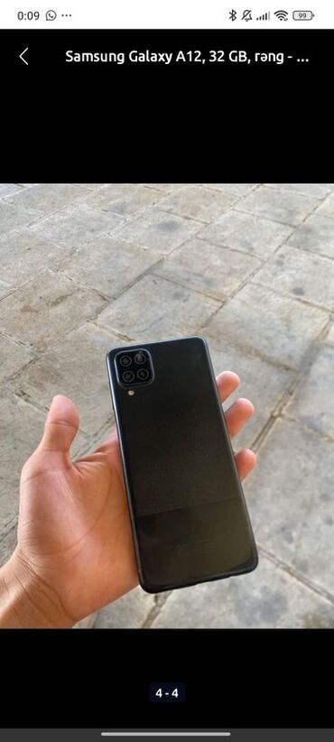 BYD: Samsung Galaxy A12, 32 ГБ, цвет - Черный, Две SIM карты