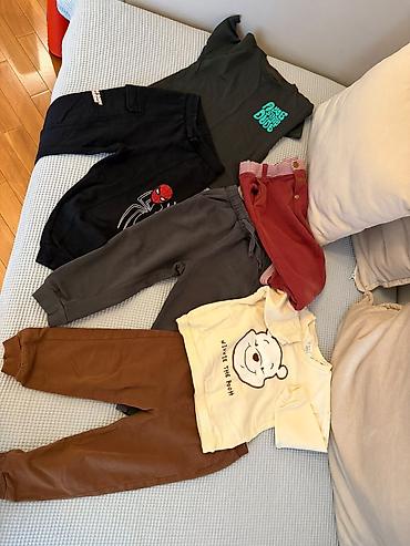 детский велюровый спортивный костюм: Hamisi 2-3 yas yaxwi veziyyetde 4 spartivni salvardi 1 hoodie 1 t — 1