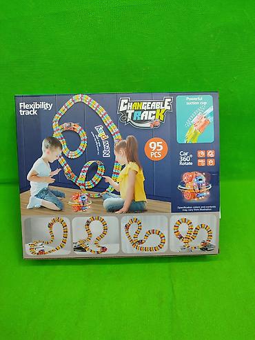 Игрушки: Трек с машинкой Changeable Track игрушка детская🛣️ Комплектация — 8