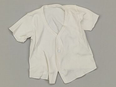biała bluzka z falbanką dla dziewczynki: Блузка, 0-3 міс., стан - Хороший