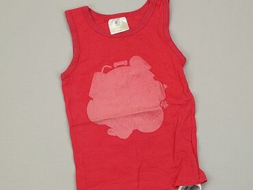 czerwona bluzka z cekinami: Bluzka, 1.5-2 lat, 86-92 cm, stan - Dobry