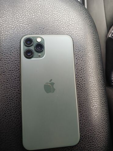 11pro makx ışlenmş: IPhone 11 Pro, 64 GB, Matte Midnight Green, Barmaq izi, Face ID