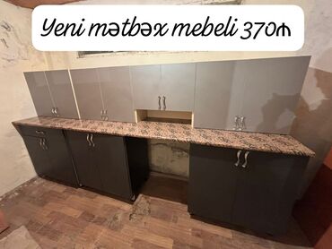 Кухонные гарнитуры: Mətbəx mebeli satılır 370₼. Yenidir. Ölçü 3.03. Ünvan