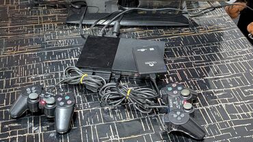 PS2 & PS1 (Sony PlayStation 2 & 1): Playstation 2 əla vəziyətdə disk yeri ləğv edilib praşifkalıdı yaddaşı — 5