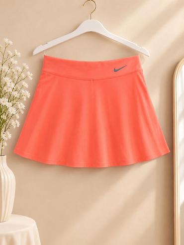 mini ətək: Nike qadın tennis/skort ətəyi – qarpızı xatırladan canlı koral rəngdə — 1