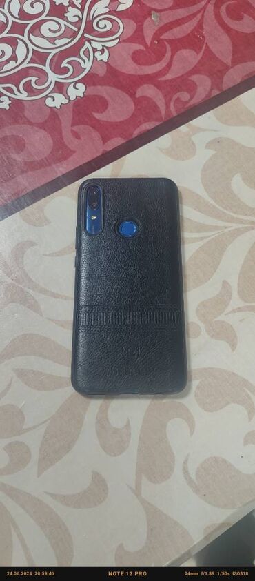 телефон fly slim: Huawei P Smart Z, 64 ГБ, цвет - Голубой, Отпечаток пальца