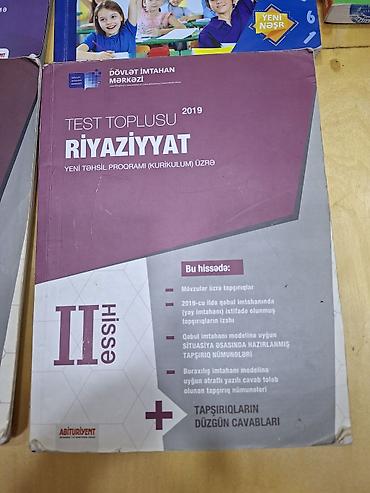 top qiyməti: Məktəb və imtahan hazırlığı üçün müxtəlif fənn və siniflərə aid dərs — 3