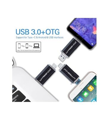 Ostali aksesoari za mobilne telefone: MULTI USB 3.0 OTG USB Flash Drive: Type-C & Micro USB Tri u jedan — 3