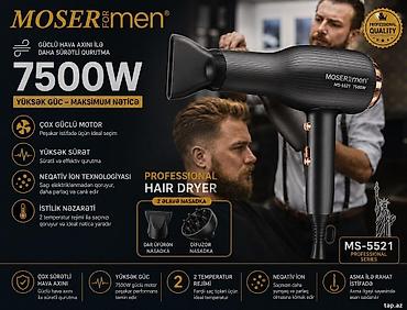 Hava feni Mosermen Məhsul haqqında məlumat MOSER for men MS-5521