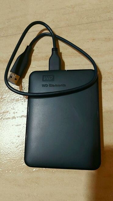 xarici hdd: Xarici Sərt disk (HDD) Western Digital (WD), 1 TB, 5400 RPM, 3.5", İşlənmiş