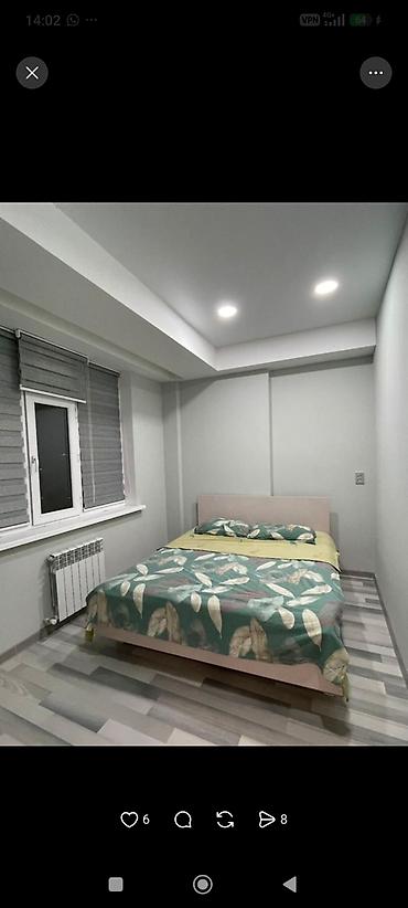 32: 1 комната, Бишкек Парк ТРЦ, Душевая кабина, Постельное белье, Кондиционер — 2