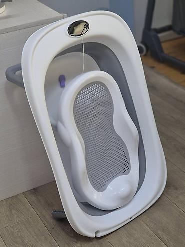 Uşaq dünyası: 🛁 4-lü Qatlanan Termometrli Vanna Dəsti 🛁 ✨ Körpənizin çimmə saatı — 5