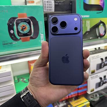Apple iPhone: IPhone 17 Pro, Б/у, 256 ГБ, Синий, Чехол, Коробка, Кабель, 100 % — 1