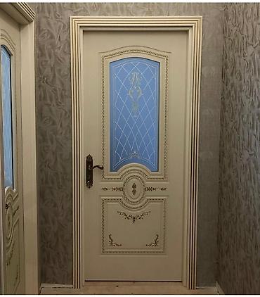 boyama seti: Klassik üslubda interyer qapısı - Material: Boyalı MDF əsaslı massiv — 1