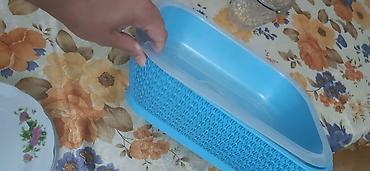 plastik bocka: Mətbəx üçün plastik saxlama qabı - Material: Yüksək keyfiyyətli, qida — 1