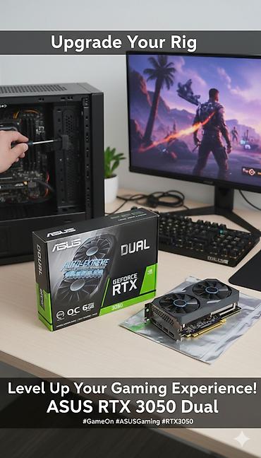 3050 rtx: Видеокарта для ПК, Новый, Asus, GeForce RTX, 6 ГБ — 1